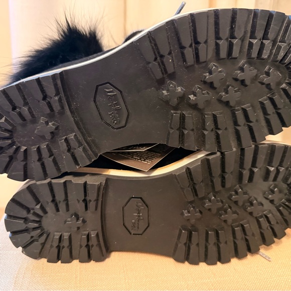 Montelliana Clara Fox Fur-Trim Shearling-Lined Suede BRAND NEW SIZE 37 7 - Picture 6 of 11